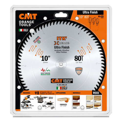 CMT ITK Xtreme Ultra Finish Saw Blade