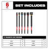 Milwaukee 6PC SHOCKWAVE™ Impact Duty 6 Magnetic Nut Driver Set